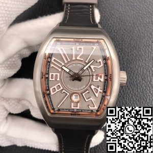 Replica Franck Muller Vanguard V 45 SC DT TT BR 5N 1:1 Best Edition ZF Factory Titanium Metal