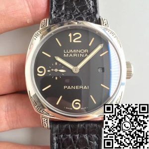Replica Panerai Radiomir 1940 PAM572 XF Factory 1:1 Best Edition Swiss ETA P1000 Black Leather Strap