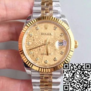 Replica Rolex Datejust 41 126333-0003 EW Factory 1:1 Best Edition Swiss ETA3235 904L stainless steel Jubilee bracelet