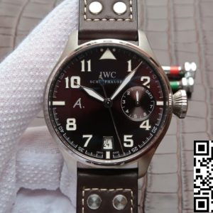 Replica IWC Pilot IW500422 1:1 Best Edition ZF Factory Brown Dial Leather Strap