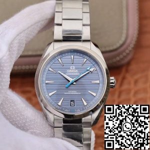 Replica Omega Seamaster Aqua Terra 150M 220.10.41.21.03.002 VS Factory 1:1 Best Edition Swiss ETA8900 Blue Textured Dial