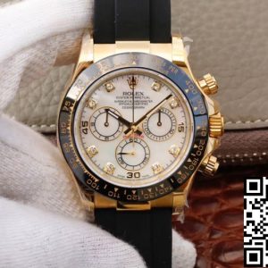 Replica Rolex Daytona Cosmograph M116518ln-0037 1:1 Best Edition JH Factory V6 Yellow Gold Case