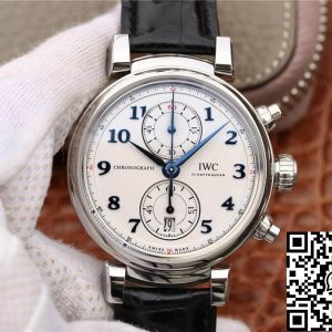 Replica IWC Da Vinci Laureus Sport For Good Foundation 1:1 Best Edition YL Factory White Dial