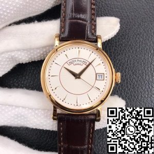 Replica Patek Philippe Calatrava 5153J-001 1:1 Best Edition ZF Factory White Dial Rose Gold