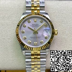 Replica Rolex Datejust M278273-0020 31MM 1:1 Best Edition EW Factory Silver Dial