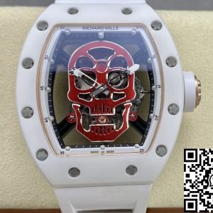 Replica Richard Mille RM52-01 1:1 Best Edition YS Factory Tourbillon Ceramic Case Rubber Strap