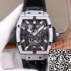 Replica Hublot Masterpiece Tourbillon 906.NX.0129.VR.AES13 1:1 Best Edition JB Factory Diamond Swiss HUB 9006