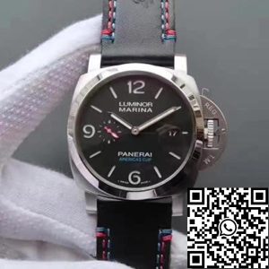 Replica Panerai Luminor Marina 1950 PAM727 ZF Factory 1:1 Best Edition Swiss ETA P9010 Black Leather Strap
