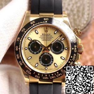 Replica Rolex Daytona M116518LN-0048 1:1 Best Edition Noob Factory Champagne Dial Swiss ETA4130