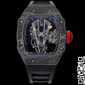 Replica Richard Mille RM27-03 Rafael Nadal Tourbillon 1:1 Best Edition RM Factory Black Rubber Strap