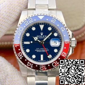 Replica Rolex GMT Master II 126710BLRO EW Factory Mechanical Watches 1:1 Best Edition Swiss ETA 2836