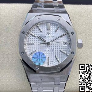 Replica Audemars Piguet Royal Oak 15450ST.OO.1256ST.01 1:1 Best Edition JF Factory Silver Dial