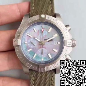 Replica Breitling Avenger E1338310/M534/253S/E20DSA.2 GF Factory 1:1 Best Edition Swiss ETA7750 Blue Mother Of Pearl Dial