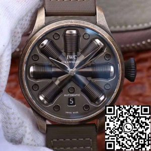 Replica IWC Schaffhausen Pilot Top Gun 1:1 Best Edition Swiss ETA A23J Bronze Nylon Strap