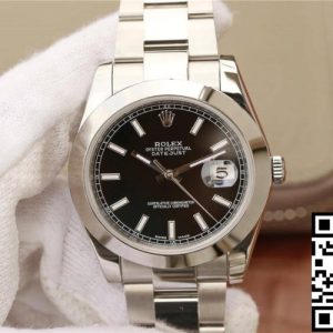Replica Rolex Datejust M126300-0011 1:1 Best Edition EW Factory Black Dial