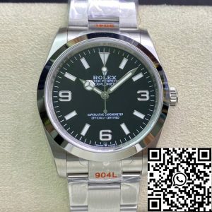 Replica Rolex Explorer M124270-0001 36MM 1:1 Best Edition EW Factory Black Dial