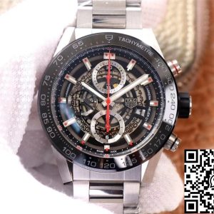 Replica TAG Heuer Carrera CAR2A1W.BA0703 1:1 Best Edition XF Factory Black Dial Swiss HEUER 01