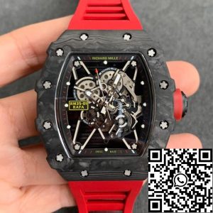 Replica Richard Mille RM35-01 1:1 Best Edition KV Factory Red Strap