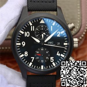 Replica IWC Pilot TOP GUN IW389001 1:1 Best Edition ZF Factory Black Dial