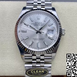 Replica Rolex Datejust M126234-0013 36MM 1:1 Best Edition Clean Factory Silver Dial