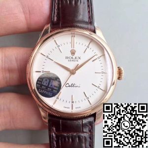 Replica Rolex Cellini 50505 MKS Factory 1:1 Best Edition Swiss ETA3132 White Dial