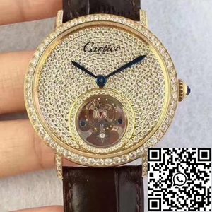 Replica Cartier Rotonde Tourbillon 1:1 Best Edition Swiss Tourbillon
