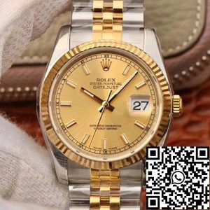 Replica Rolex Datejust II 116333 AR Factory 1:1 Best Edition Swiss ETA3135 Champagne Dial