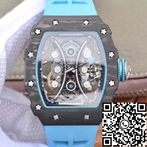 Replica Richard Mille RM53-01 1:1 Best Edition JB Factory Black Carbon Swiss Tourbillon Movement