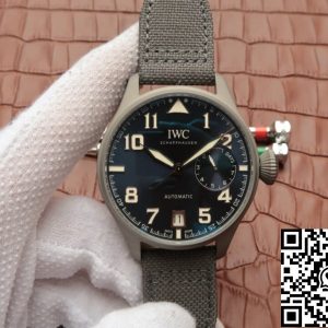 Replica IWC Pilot IW500909 1:1 Best Edition MKS Factory Titanium Ceramic Limited Edition Blue Dial