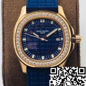 Replica Patek Philippe Aquanaut 5067A Quartz Movement 1:1 Best Edition PPF Factory Blue Dial