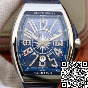 Replica Franck Muller Vanguard V45 Blue Dial 1:1 Best Edition Swiss ETA2824 Blue Dial