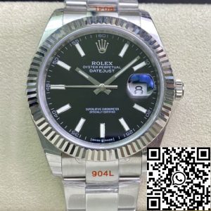 Replica Rolex Datejust M126334-0017 1:1 Best Edition EW Factory Black Dial