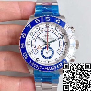 Replica Rolex Yacht-Master II 116680 JF Factory 1:1 Best Edition Swiss ETA7750 White Dial