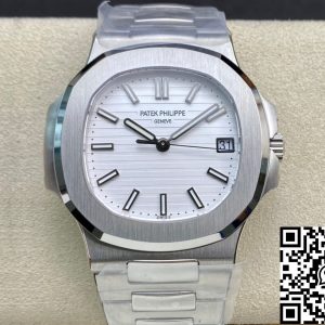 Replica Patek Philippe Nautilus 5711/1A-011 1:1 Best Edition 3K Factory White Dial