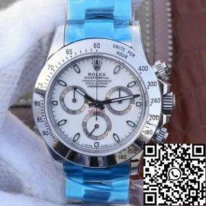 Replica Rolex Daytona Cosmograph 116520 Noob Factory 1:1 Best Edition Swiss ETA4130 904L Stainless Steel
