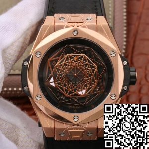 Replica Hublot Big Bang Sang Bleu King Gold 415.OX.1118.VR.MXM17 TMF Factory Mechanical Watches 1:1 Best Edition Swiss ETA1213
