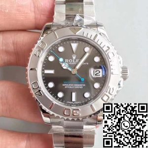 Replica Rolex Yacht-Master 37mm 268622 AR Factory 1:1 Best Edition Swiss ETA2824 Gray Dial