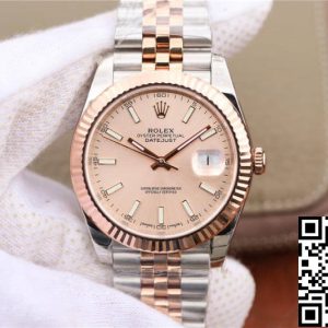 Replica Rolex Datejust M126331-0010 1:1 Best Edition EW Factory Rose Gold
