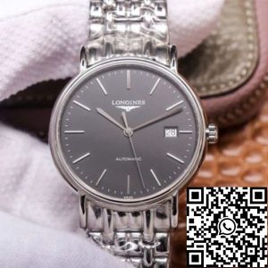 Replica Longines Presence L4.921.4.52.6 1:1 Best Edition RM Factory Black Dial Swiss ETA2892
