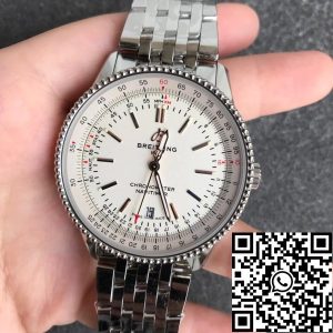 Replica Breitling Navitimer 1 A17326211G1A1 1:1 Best Edition V7 Factory White Dial