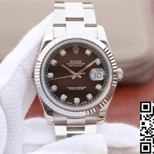 Replica Rolex Datejust M126334-0011 1:1 Best Edition EW Factory Black Dial