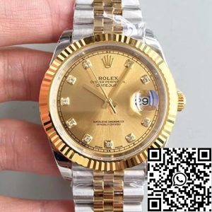 Replica Rolex Datejust II 41mm 116333 EW Factory 1:1 Best Edition Swiss ETA2836 Champagne Dial
