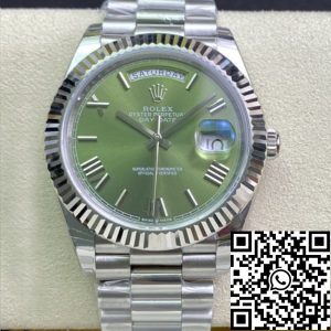 Replica Rolex Day Date M228239-0033 1:1 Best Edition EW Factory Olive Green Dial