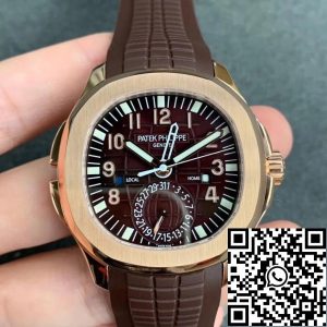 Replica Patek Philippe Aquanaut 5164R-001 1:1 Best Edition GR Factory Brown Dial