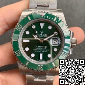 Replica Rolex Submariner 116610LV 40MM 1:1 Best Edition ZZ Factory V2S Green Bezel
