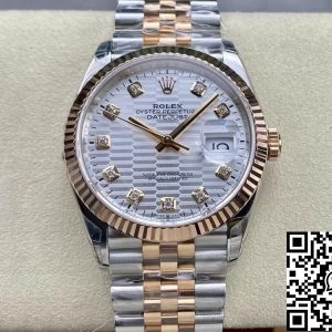 Replica Rolex Datejust M126231-0039 36MM 1:1 Best Edition VS Factory Silver Dial