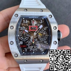 Replica Richard Mille RM11 1:1 Best Edition KV Factory Titanium White Strap