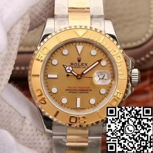 Replica Rolex Yacht-Master 16623 1:1 Best Edition Gold Dial Swiss ETA2836 Gold Wrapped