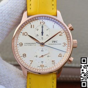 Replica IWC Portuguese ZF Factory 1:1 Best Edition Yellow Strap