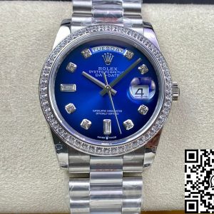 Replica Rolex Day Date M128396TBR-0008 36MM 1:1 Best Edition GM Factory Diamond Bezel